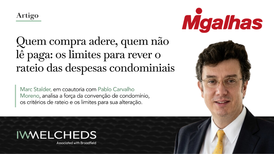 Quem compra adere, quem não lê paga. A convenção de condomínio, a fração ideal e os limites para rever o rateio das despesas